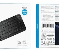 Teclado Inalámbrico Bluetooth Plegable Hoco GM71 Portátil