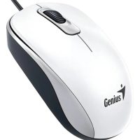 Mouse Genius DX-110 USB Óptico 1000 DPI Blanco