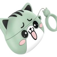 Audífonos Hoco EW48 TWS Bluetooth Verde - Estuche Gato
