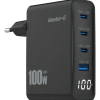 Cargador MasterG 100W USB-C Rápido Pantalla Digital
