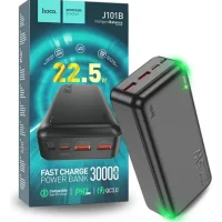 Power Bank Hoco J101B 30000 mAh 22.5W Carga Rápida Negro