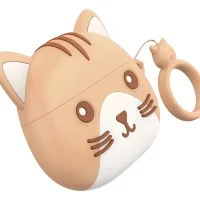 Audífonos Bluetooth Hoco EW46 Caramelo Audífonos Gato Hoco Khaki Cat Hoco EW46 Color Caramelo Audífonos Bluetooth con Funda de Gato Auriculares Hoco EW46 Khaki
