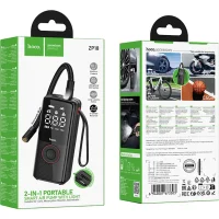 Compresor de Aire Hoco ZP18 Inflador Portátil Hoco ZP18 Compresor Digital Hoco ZP18 Inflador para Auto Hoco Compresor de Aire Portátil