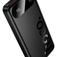 Power Bank Hoco J154 10000mAh Batería Externa Hoco J154 Power Bank Hoco Negro Cargador Portátil Hoco 22.5W Power Bank USB-C Hoco