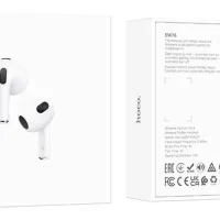 Audífonos Bluetooth Hoco EW76 In Ear TWS V5.4 3ra Generación Blanco