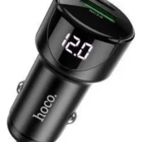 Cargador de Auto Hoco Z42 Carga Rápida 20W QC3.0 PD Negro