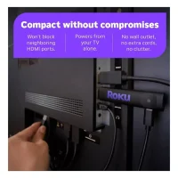 roku streaming stick hd 3840s2 con control remoto por voz negro