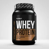 Proteína Whey Foodtech Premium Chocolate 907g Whey Protein Foodtech Chocolate Flavor 2 Lbs Proteína de Suero Foodtech Chocolate Proteína Whey Foodtech Premium Line Chocolate Envase Proteína Foodtech Chocolate 30 Servicios