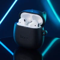 Audífono Inalámbrico Hoco Cute Cat EW45 Bluetooth TWS Negro con Funda de Gato