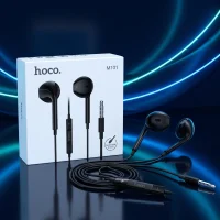 Audífonos Hoco M101 Crystal In Ear Jack 3.5mm con Micrófono Negro