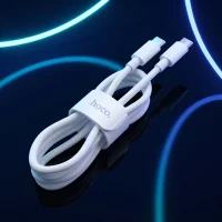 Cable Hoco X51 USB Tipo C a USB Tipo C 100W Carga Súper Rápida 2 Metros Blanco