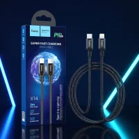 Cable USB-C a Lightning Hoco X14 2 Metros PD 20W para iPhone