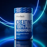 Creatina Monohidratada Pura Foodtech 300g Sin Sabor 60 Porciones