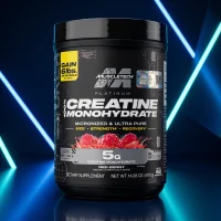 Creatina Platinum Monohidratada MuscleTech Red Berry 400g 60 Porciones