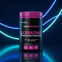 Creatina en Polvo 100% Women Foodtech 300g Sin Sabor Monohidrato