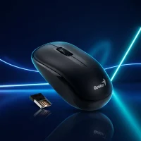 Mouse Genius DX-110 USB Óptico 1000 DPI Negro Ambidiestro
