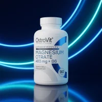 OstroVit Citrato de Magnesio 400mg + Vitamina B6 90 Tabletas Sin Sabor