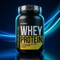 Proteína Whey Foodtech Premium Line Vainilla Smoothie Delite 2 Lbs 907g 30 Servicios