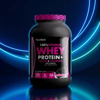 Proteína Whey Women Foodtech 907g Cookies & Cream | Biotina
