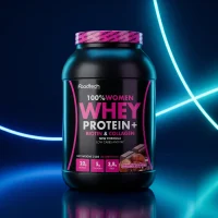 Proteína Foodtech 100% Women Whey Protein Chocolate Avellana 907g con Biotina y Colágeno