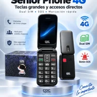 Teléfono senior CDC Tecno 2025 4G almeja - imagen 2